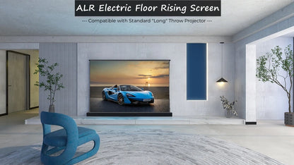 Electric Floor Rising Projector Screen