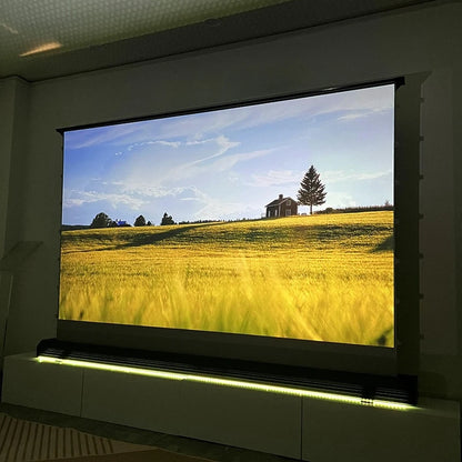 Electric Floor Rising Projector Screen